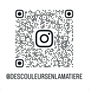qr code instagram des couleurs en la matière